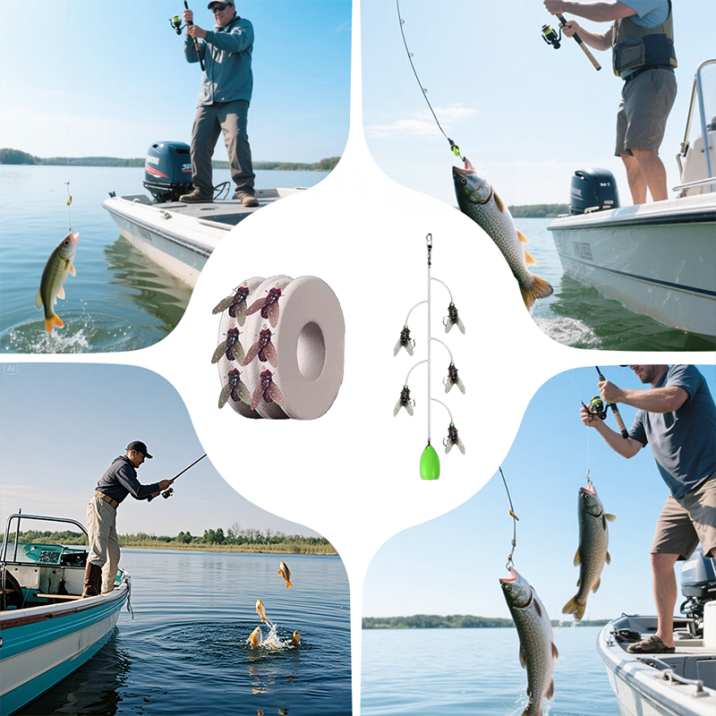 đ„Hot Sale 50% Offđ„Multi-Hook Artificial Fly Fishing Lure Set