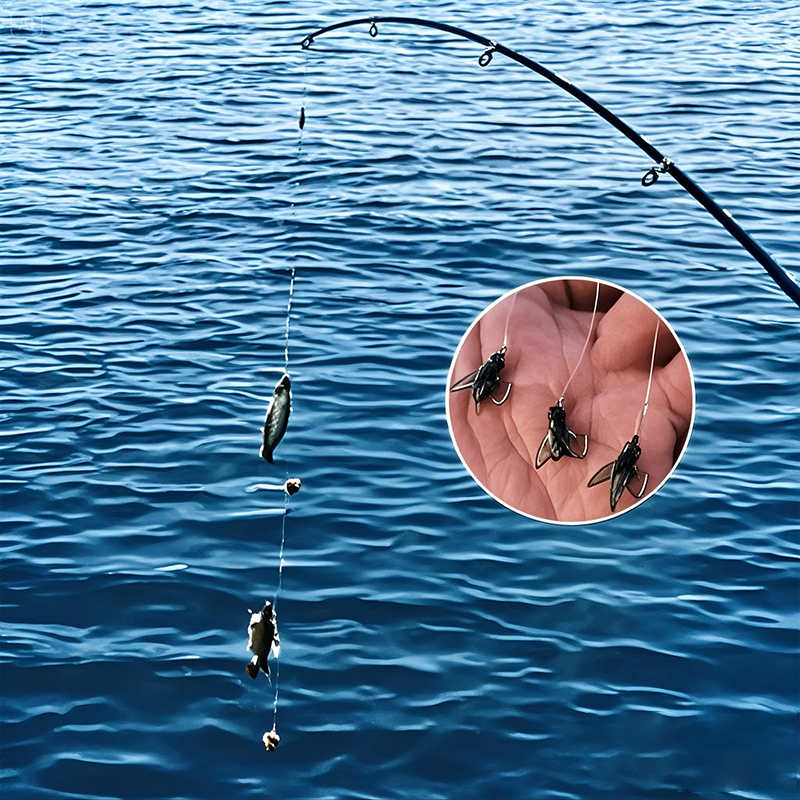 đ„Hot Sale 50% Offđ„Multi-Hook Artificial Fly Fishing Lure Set
