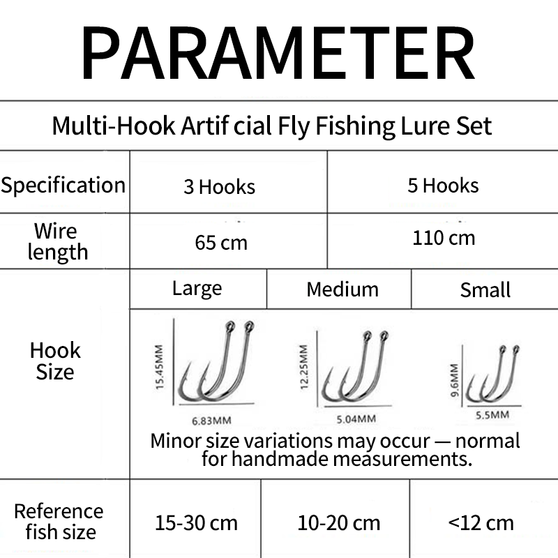 đ„Hot Sale 50% Offđ„Multi-Hook Artificial Fly Fishing Lure Set