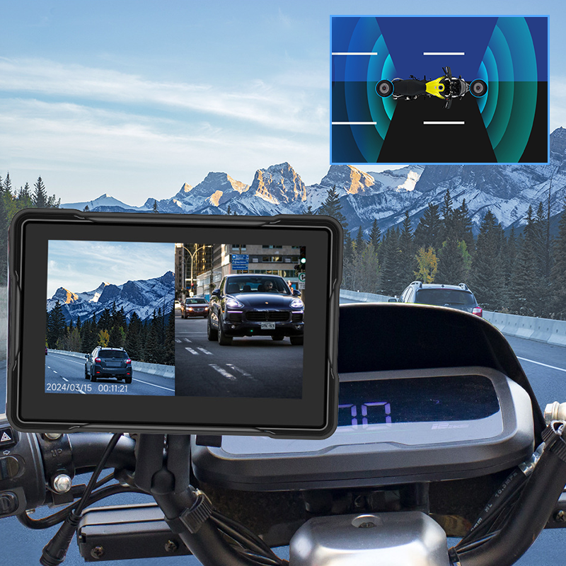 Waterproof Motorcycle Front & Rear Dash Cam