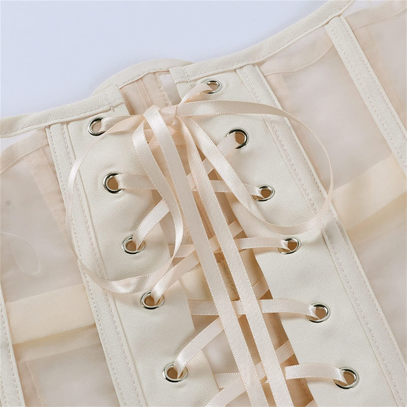 Mesh Fishbone Waist Cincher