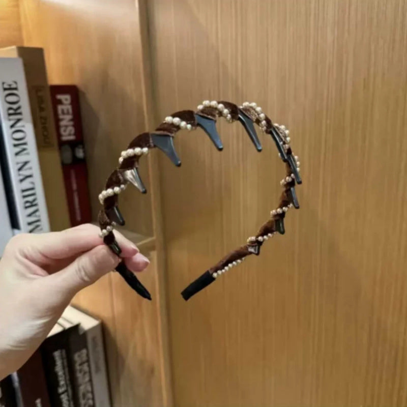 🔥Buy 1 Get 2 Free🔥Vintage High Cranium Artificial Pearl Hairband