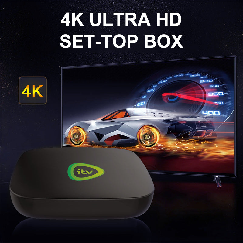 📺 60% OFF NOW! ✨ 4K Ultra HD Set-Top Box - Streaming & Recording, HDR10+ & Voice Remote, Compatible with All TVs 🛜📦