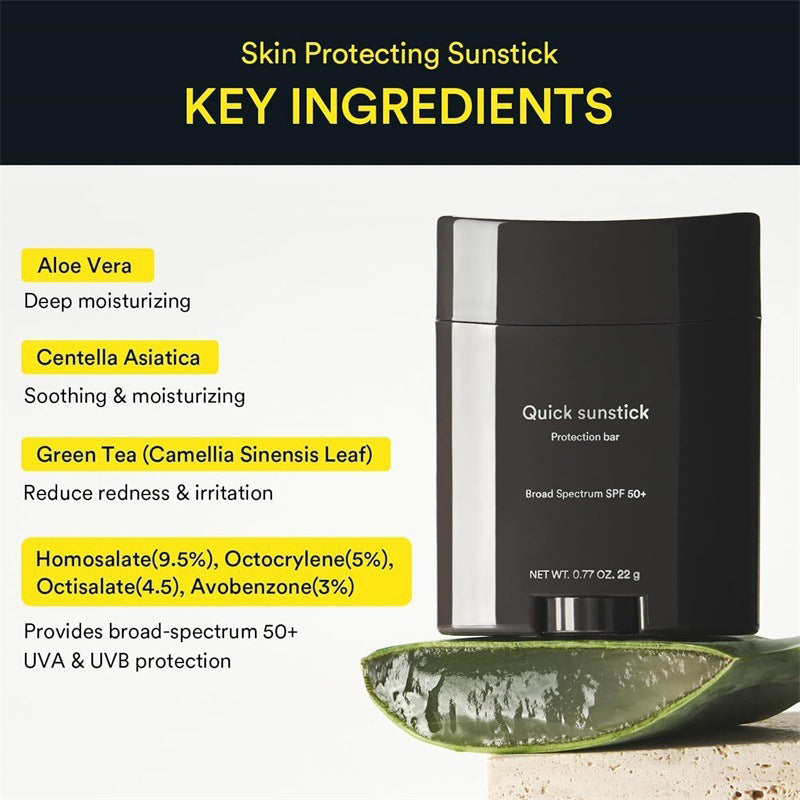 🏖️Sun Protection On-The-Go! 🌞 Lightweight & Non-Greasy Sunstick for Healthy Skin