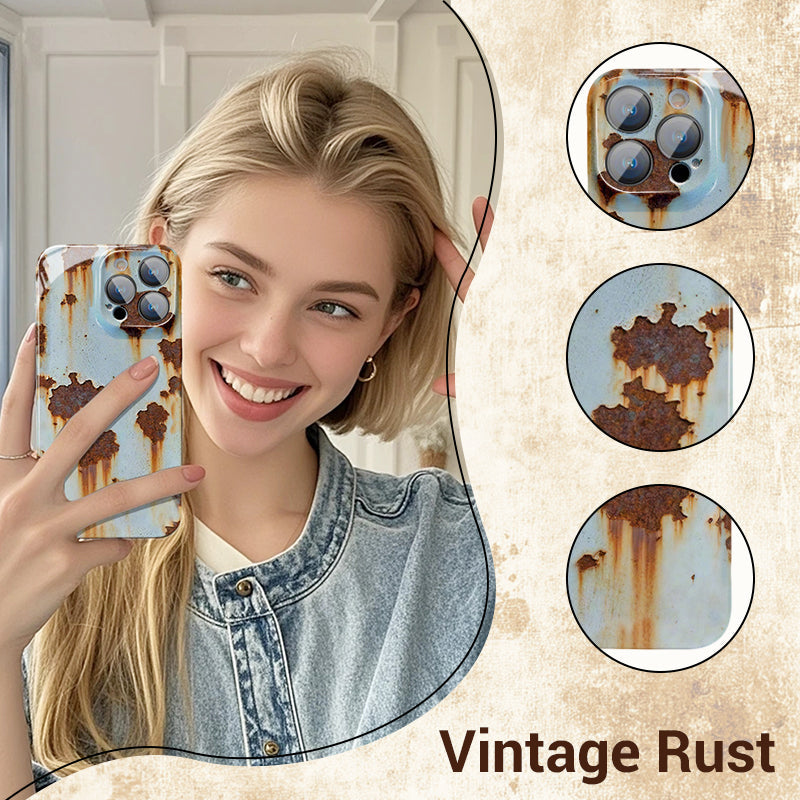 š„Vintage Rust Hard Case For iPhone