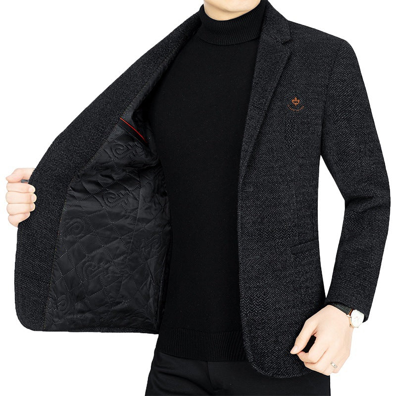 Men’s Slim Fit Short Business Overcoat