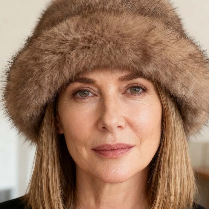 Chic Warm Soft Plush Fisherman Hat