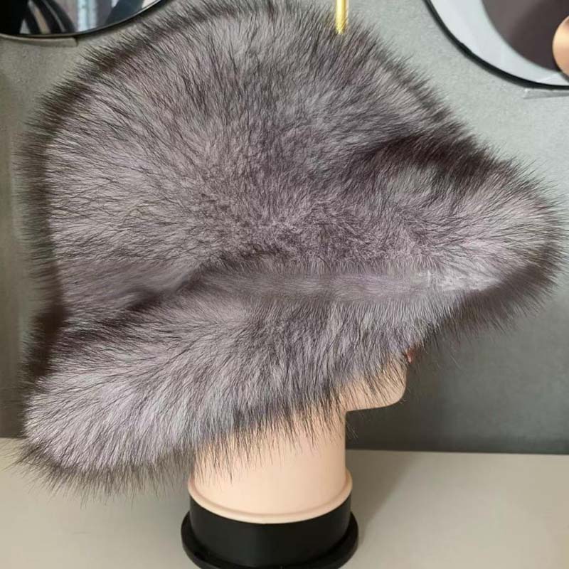 Chic Warm Soft Plush Fisherman Hat
