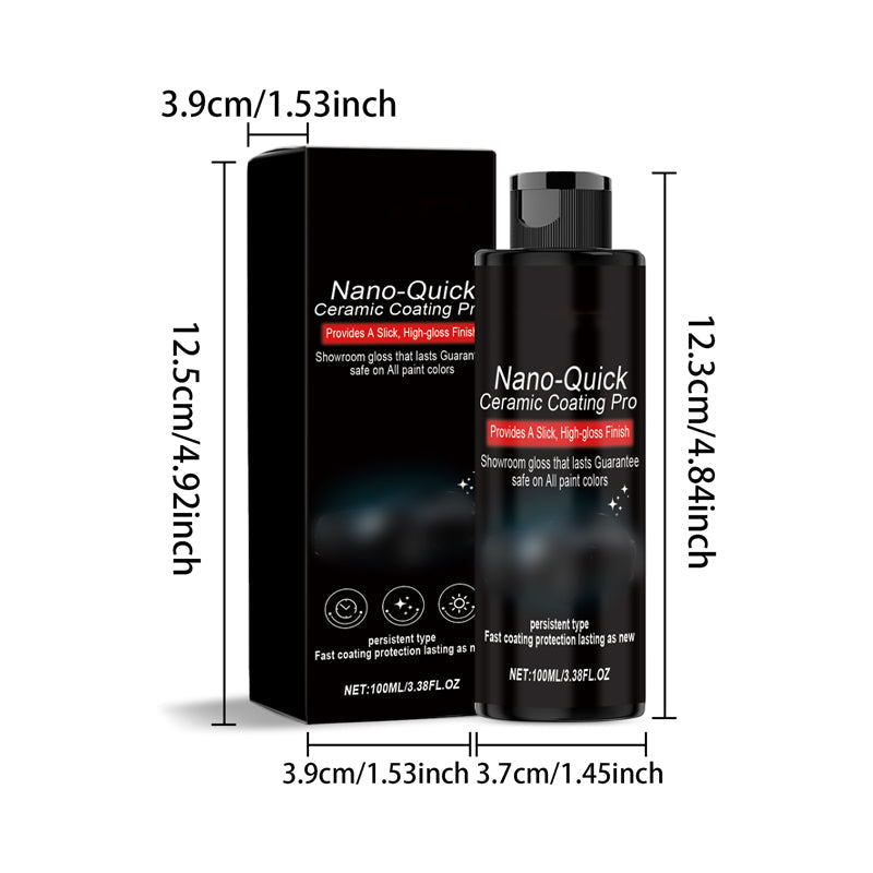 š LIMITEDāTIME 50% OFF! ā” NanoāQuick Ceramic Coating Pro ā Hydrophobic, HighāGloss, MultiāSurface āØ
