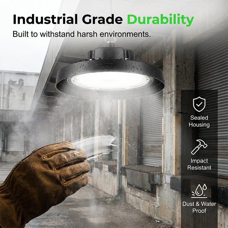 💡🏭 UFO LED High Bay Light – 100W, 160lm/W, 220V, for Industrial, Warehouse & Large Spaces 🏭✨