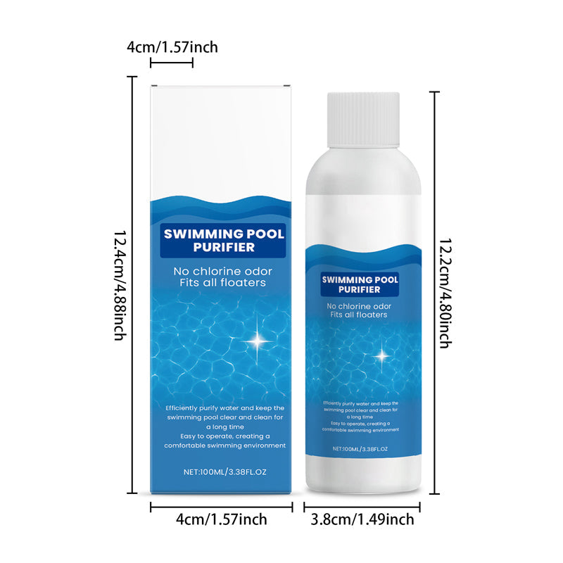 🏊♂️Summer Sale 50% off!💧Swimming Pool Purifying Liquid – Crystal Clear Water, Zero Hassle! 💙