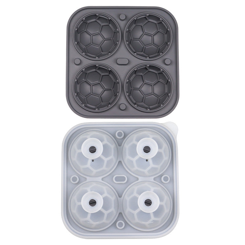 ๐ข๐ข50% OFF!! โฐ Silicone Soccer Ball Ice Cube Tray โ 5.5 cm Cubes, Slow-Melting, Leak-Proof Design, 4 Colors, Perfect for Game Nights & Cocktails ๐ฅ