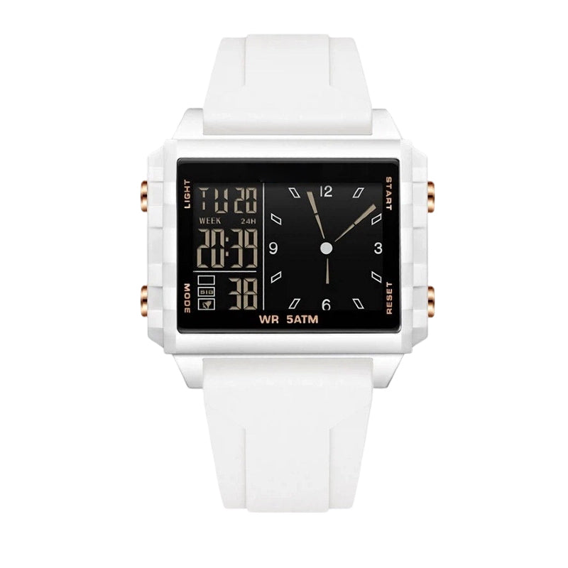 ⏳Time-Limited Special⏰Waterproof Transparent Digital Watch – 50M Rating, Luminous Display, Hybrid Time ✨