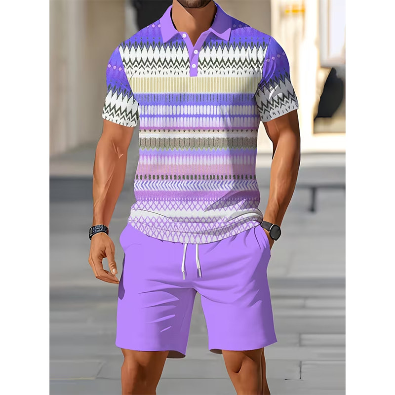 ⏳Time-Limited Special⏰Men's Two-Piece Shirt and Shorts Set