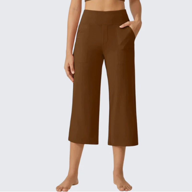đ LIMITED-TIME 50% OFF! âš Women's Casual Wide Leg Cropped Pants â Side Pockets, Breathable, Versatile đż