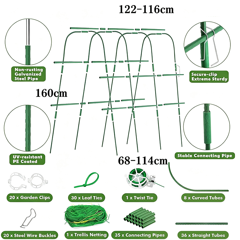 ๐ 2026 Sale โ Over 24,600 Sold!๐ฅ Expandable Cucumber Trellis โ Climbing Plant Support for Garden Vegetables