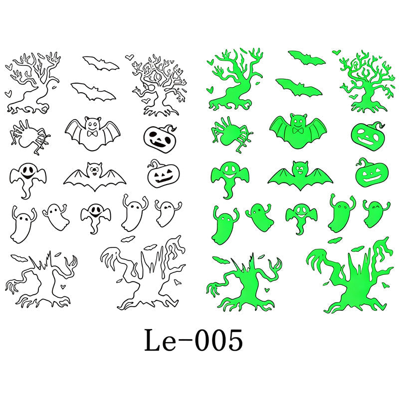 ๐๐ก Light Up Your Halloween Look! Glow-in-the-Dark Temporary Tattoos | Waterproof & Fun Party Accessories