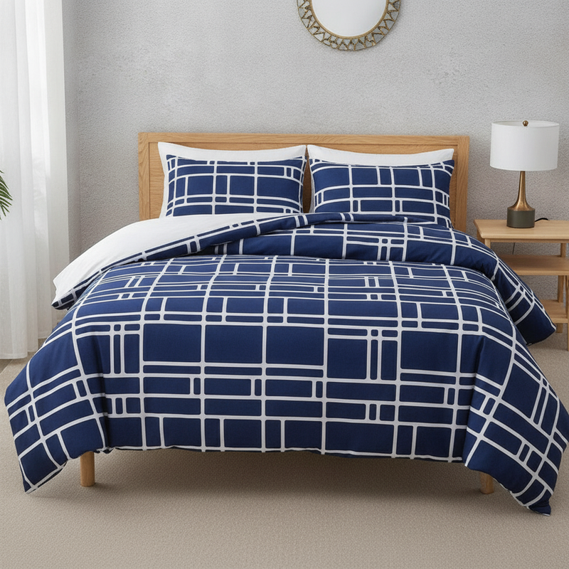 Modern Minimalist Geometric Bedding Se