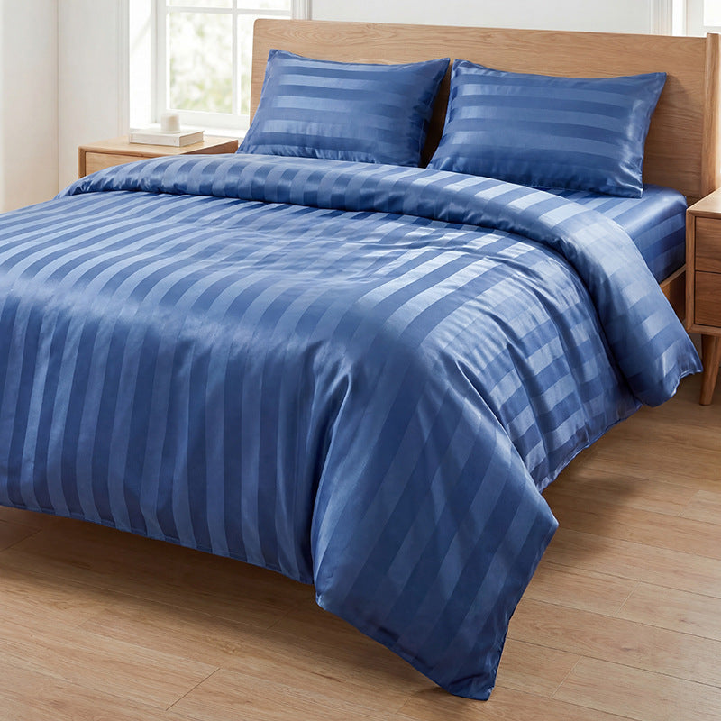 ๐๏ธ Premium Satin Stripe Bedding Set