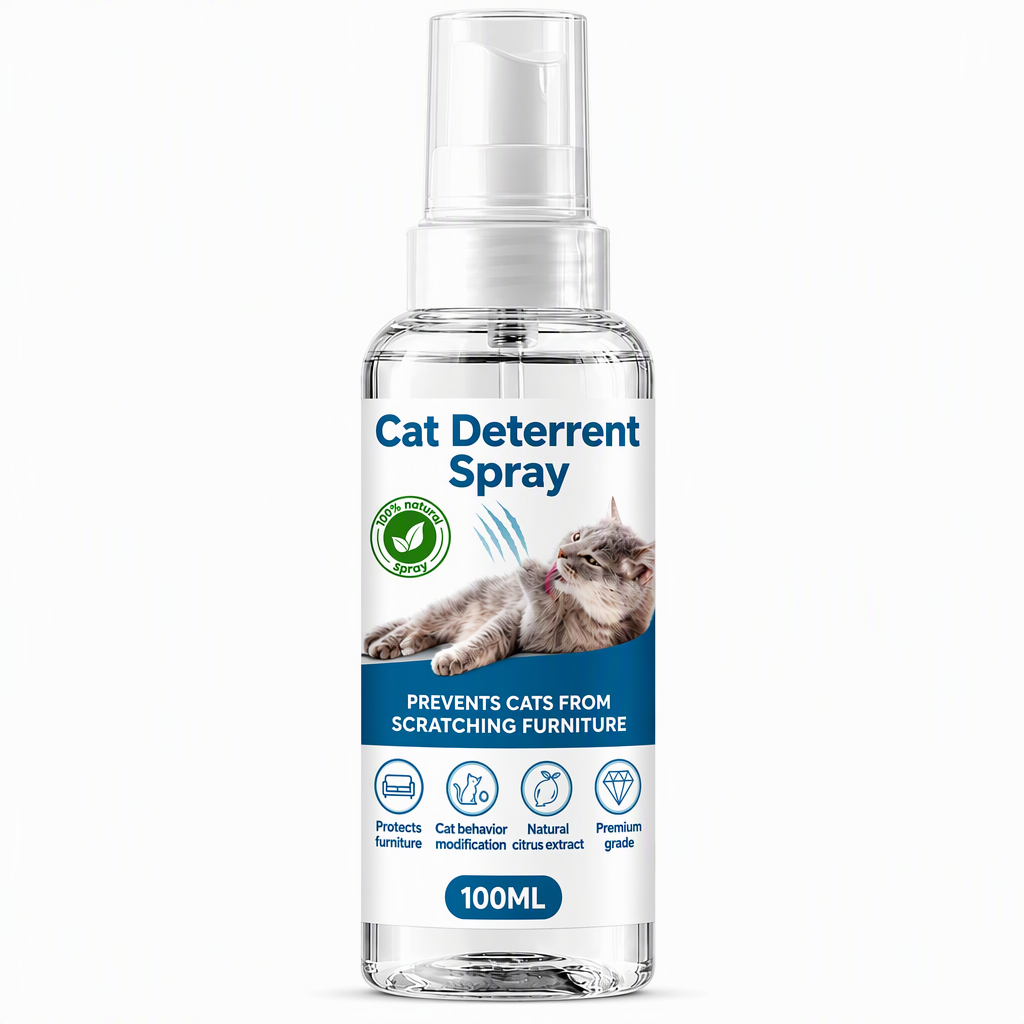 ๐ฑ LIMITED-TIME 50% OFF! โจ Citrus Cat Scratch Deterrent Spray โ 100ml, Stop Cats Scratching Furniture ๐งด