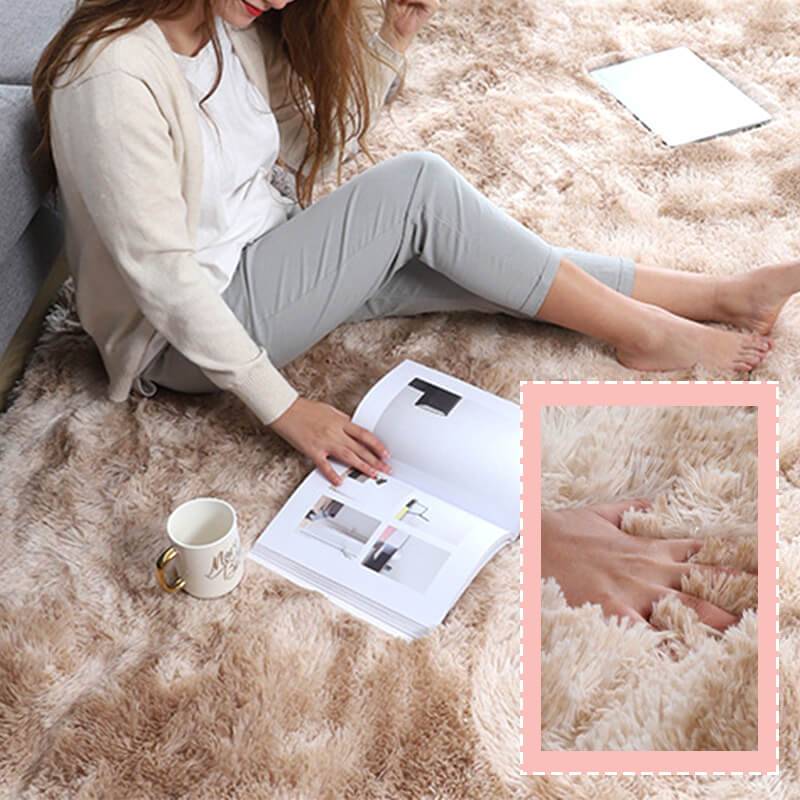 📢📢50% OFF! Gradient Color Plush Floor Mat – Ultra-Soft, Non-Slip & Machine Washable for Bedroom, Nursery & Living Room! 🌈🛋️
