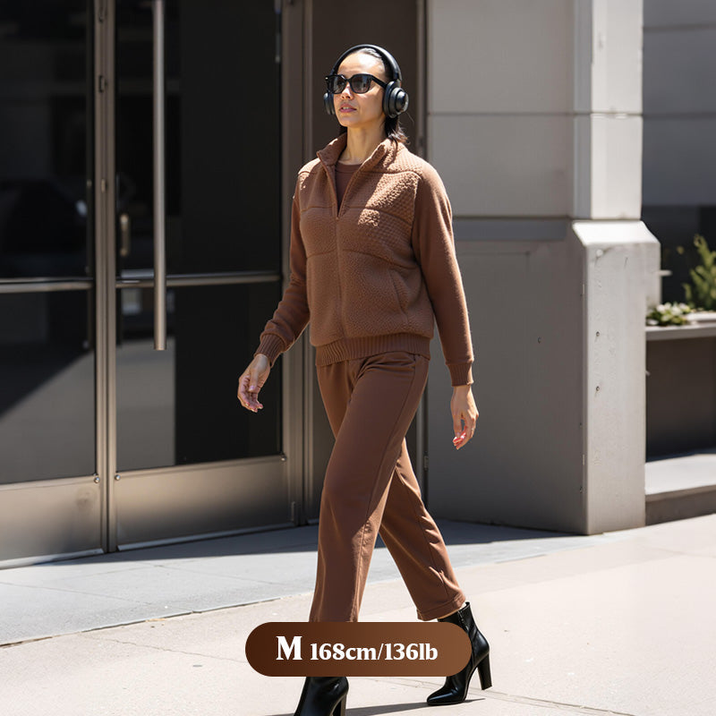 🔥Limited-time offer – 3-Piece Warm Knit Lounge Set That Keeps You Cozy, Chic & Confident All Day ❄️