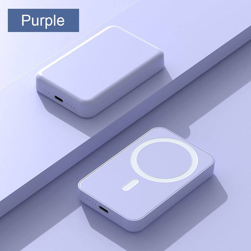 📢📢60%  OFF !! ⏰15W Fast Charge Portable Wireless Magnetic Power Bank