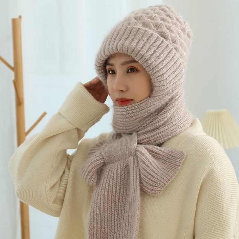 🎅EARLY CHRISTMAS SALE -49% OFF 🎄Winter Versatile Knitted Hooded Scarf for Women