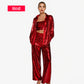🌟👠Must-Have for Shiny Partiest✨ Dazzling Blazer & Wide-Leg Pants, Stylish and Grand, Perfect for Parties!（The more you buy, the higher the discount）