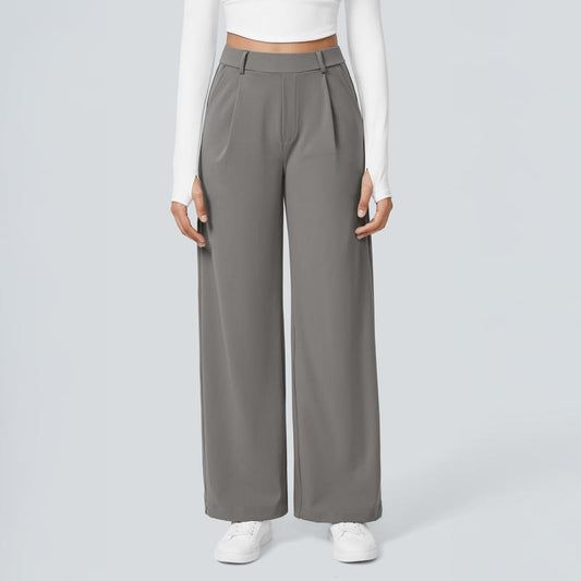 💝New Style✨Women's High Waisted Straight Leg Work Trousers , Smart & Casual Look for Office and Beyond