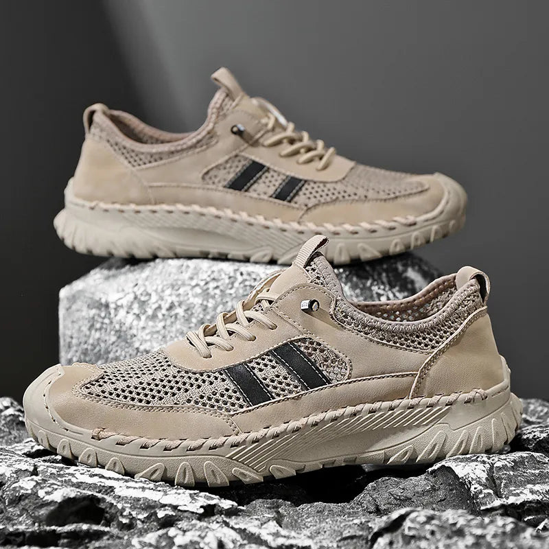 ⏰Limited time 50% off🛒 Men's non-slip breathable leather shoes