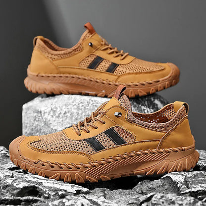 ⏰Limited time 50% off🛒 Men's non-slip breathable leather shoes