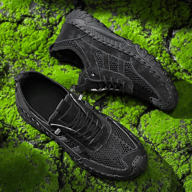 ⏰Limited time 50% off🛒 Men's non-slip breathable leather shoes