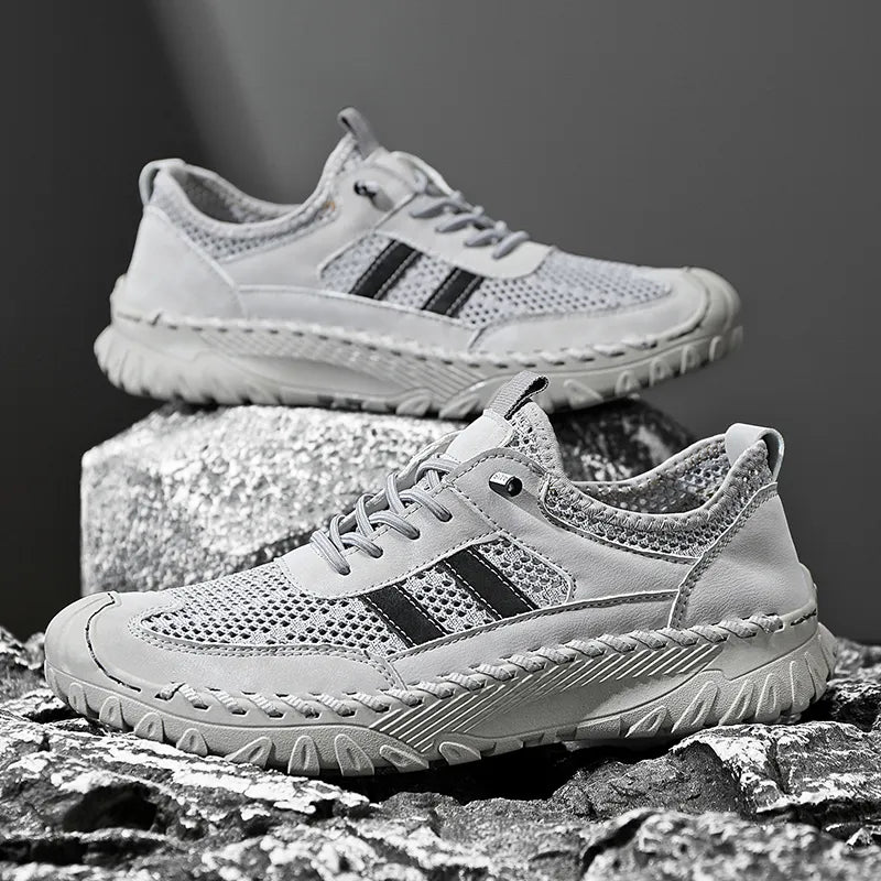 ⏰Limited time 50% off🛒 Men's non-slip breathable leather shoes