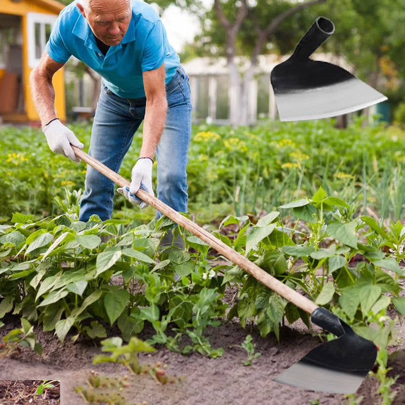 🎉 2026 Sale — Over 18,000 Sold!🌾Thickened Manganese Steel Agricultural Hoe 🔨