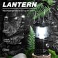 ⛺️Solar Camping Lantern- Rechargeable LED Lights, Magnetic Base & Foldable Hanging Hook- Collapsible Lamp Battery Powered Perfect for Power Outages, Hiking, Emergencies