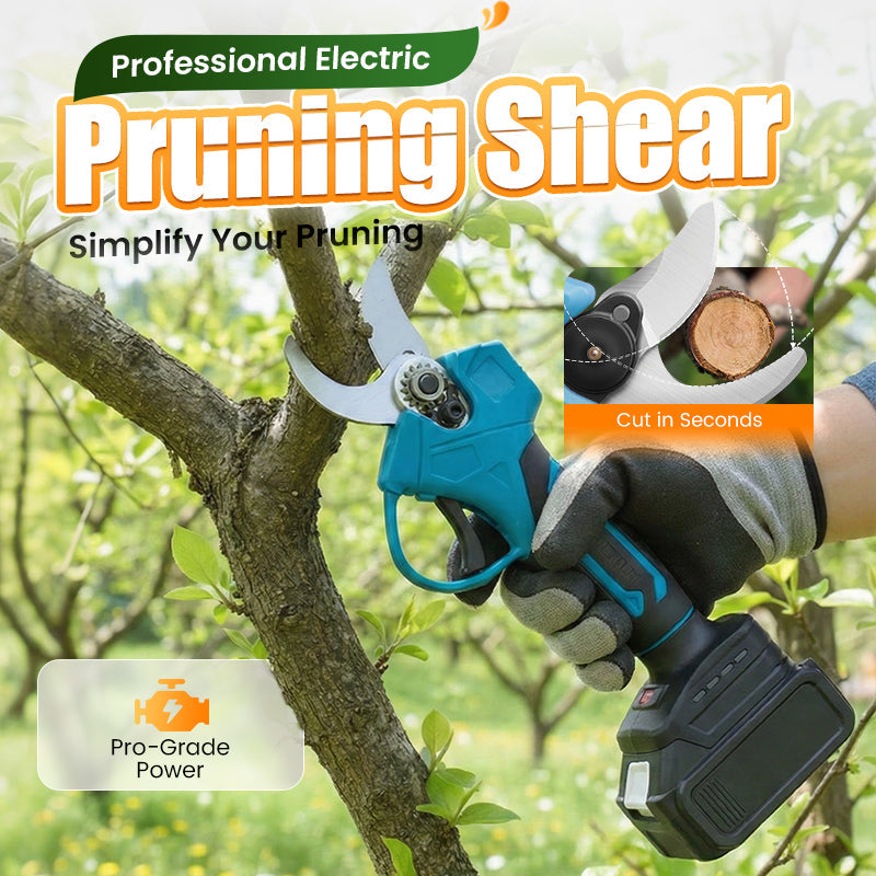 🔥 50% OFF! ✨ ELECTRIC PRUNING SHEARS - Cordless & 10mm Cutting Capacity, 2-Hour Fast Charge, Ergonomic Design for Garden and Orchard 🌿🔋