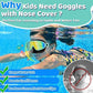 🥳2026 HOT SALE🥳 50% OFF! 🔥🏆#1 Bestselling🏊‍♀️HD children's large frame waterproof and anti-fog swimming goggles