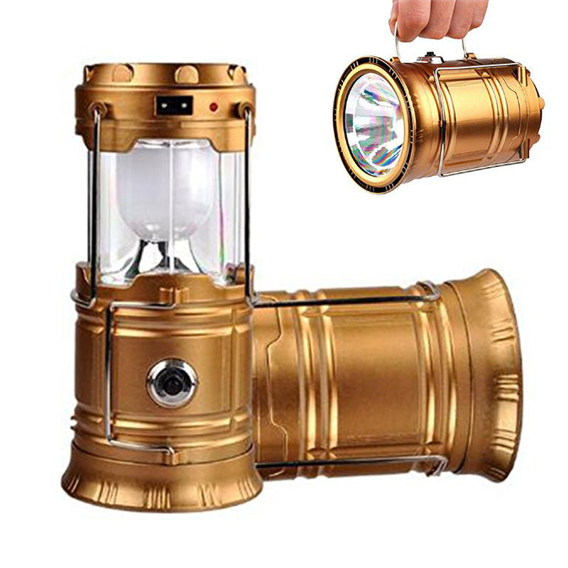⛺️Solar Camping Lantern- Rechargeable LED Lights, Magnetic Base & Foldable Hanging Hook- Collapsible Lamp Battery Powered Perfect for Power Outages, Hiking, Emergencies