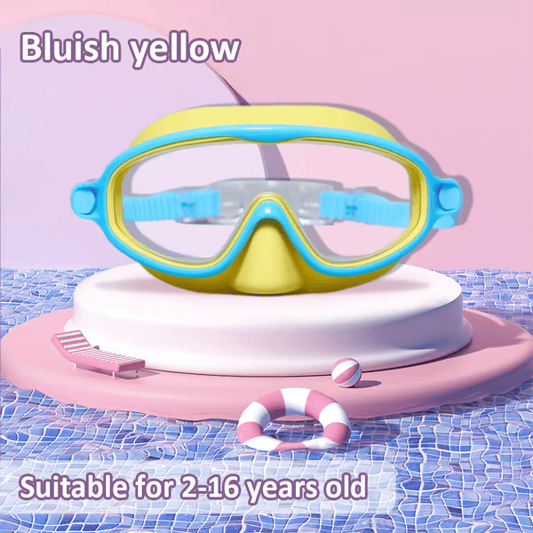 🥳2026 HOT SALE🥳 50% OFF! 🔥🏆#1 Bestselling🏊‍♀️HD children's large frame waterproof and anti-fog swimming goggles