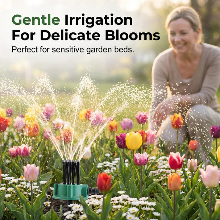 📢50% off for a limited time🔥Flexible 12-Nozzle Garden Sprinkler