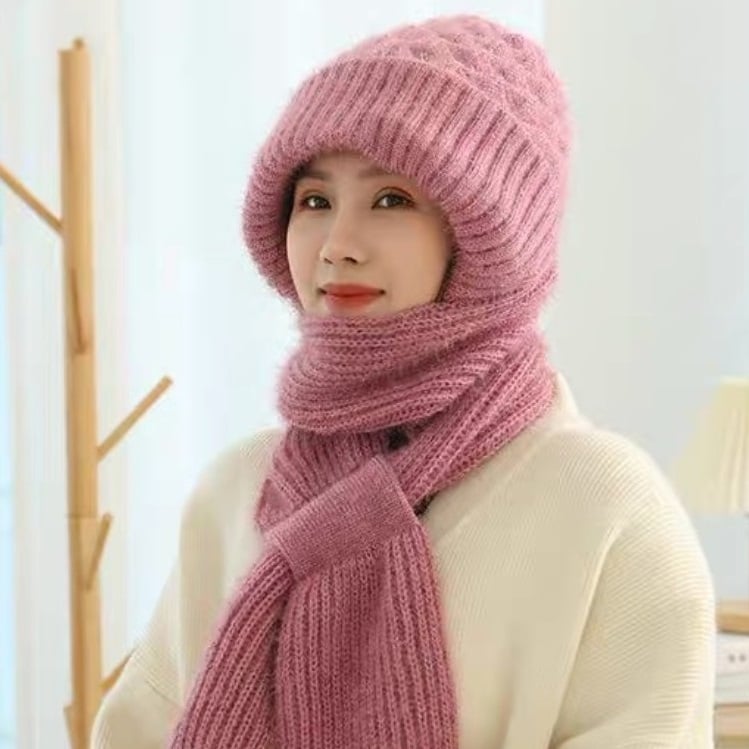 🎅EARLY CHRISTMAS SALE -49% OFF 🎄Winter Versatile Knitted Hooded Scarf for Women