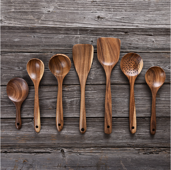 ✨Get 50% off💖Teak Wooden Utensil Set