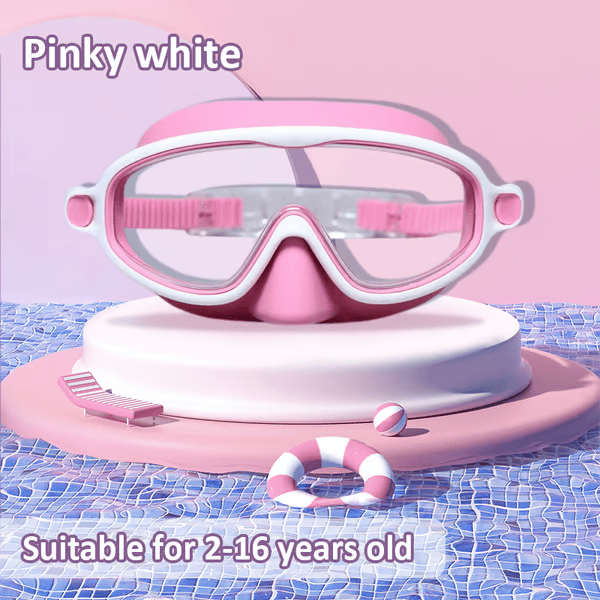 🥳2026 HOT SALE🥳 50% OFF! 🔥🏆#1 Bestselling🏊‍♀️HD children's large frame waterproof and anti-fog swimming goggles