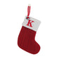 🔥Hot Sale🔥Cozy Knit Socks, Embroidered Candy Gift Bag, Letter Christmas Stocking