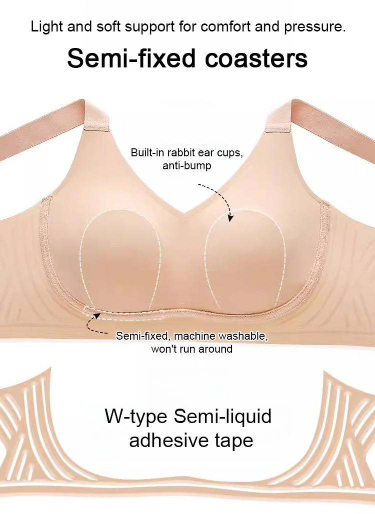 🔥Early Christmas Sale🏆Wire-Free Non-Marking Skin-Friendly Push-Up Bra