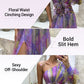 🎉🛍️Hot Promotion 50% OFF💃 Multicolor Asymmetric Party Dress With Flower Details