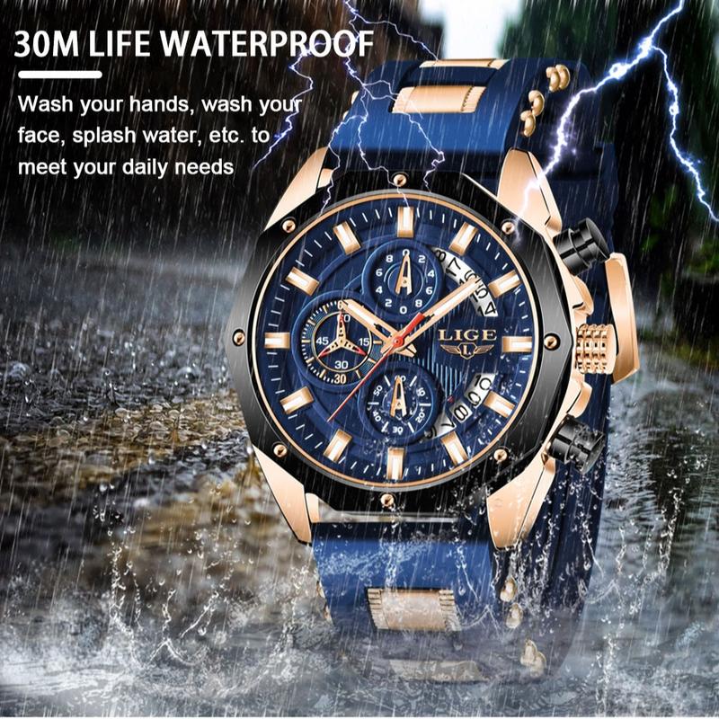 ⌚ LIMITED‑TIME 50% OFF! ⚡ Men's Outdoor Waterproof Sport Quartz Watch – Rugged, Practical, Stylish 🌲