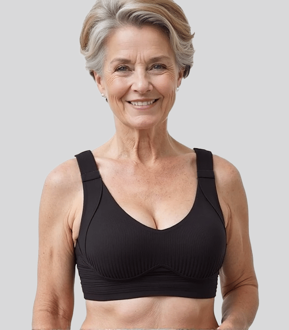 🎁Buy 1 Get 3 Packs💕Women's Ribbed Push Up Adjustable Wireless Bra