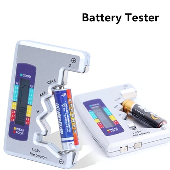 🔥49% OFF NOW🔋Portable Digital Battery Tester‑Universal Checker for All‑Size Household Batteries